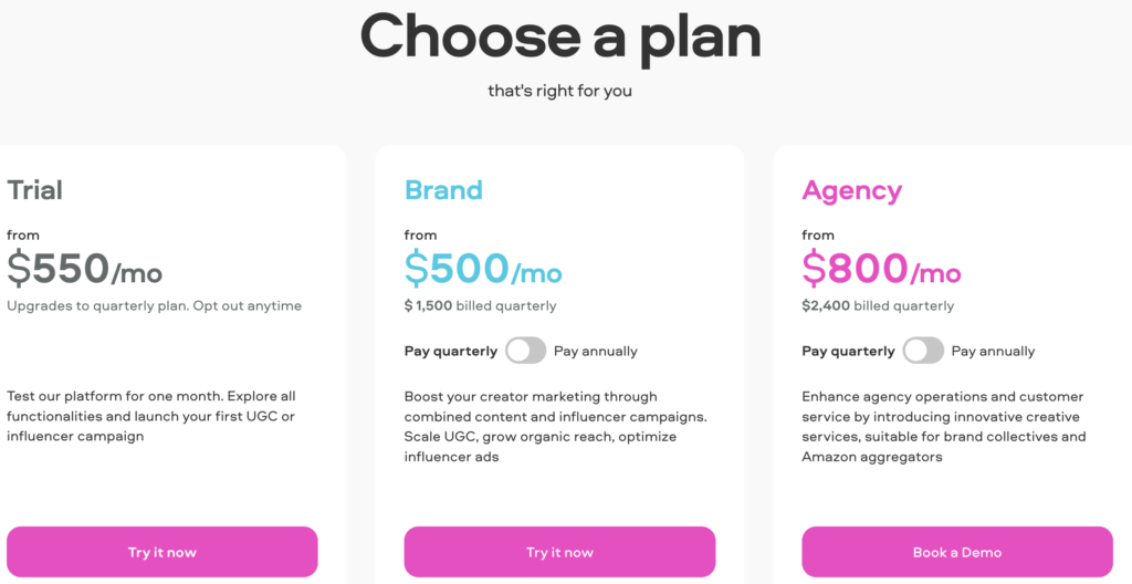pricing insense